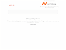 Tablet Screenshot of ahny.us